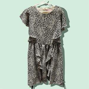 BCBG GIRLS BLACK PRINTED DESIGN DRESS,